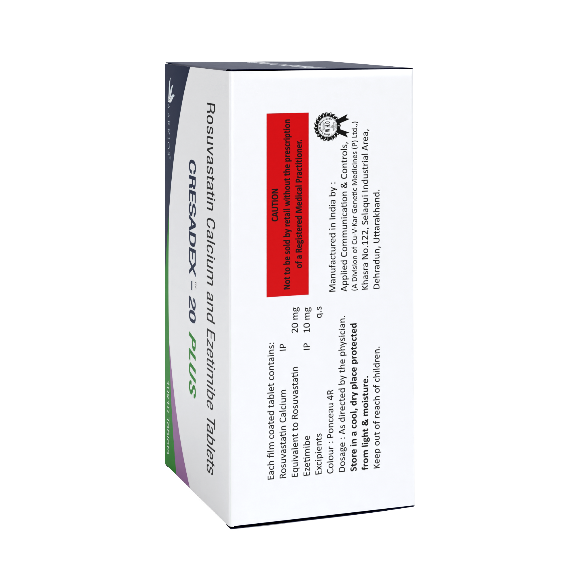 Cresadex™ 20 Plus - 10 Tablets ( Pack of 3 Strips )
