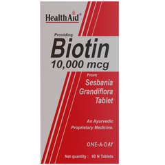 Biotin 10,000mcg - 60 Tablets