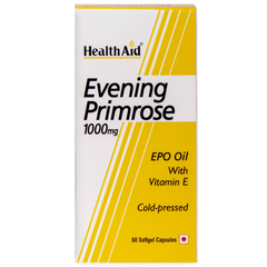 Evening Primrose Oil 1000mg With Vitamin E - 60 Softgel Capsules