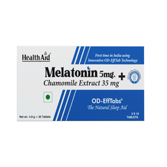 Melatonin 5mg + Chamomile Extract 35mg - 30 OD Effervescent Tablets