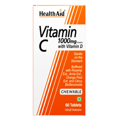 Vitamin C 1000mg Complex with Vitamin D - 60 Chewable Tablets