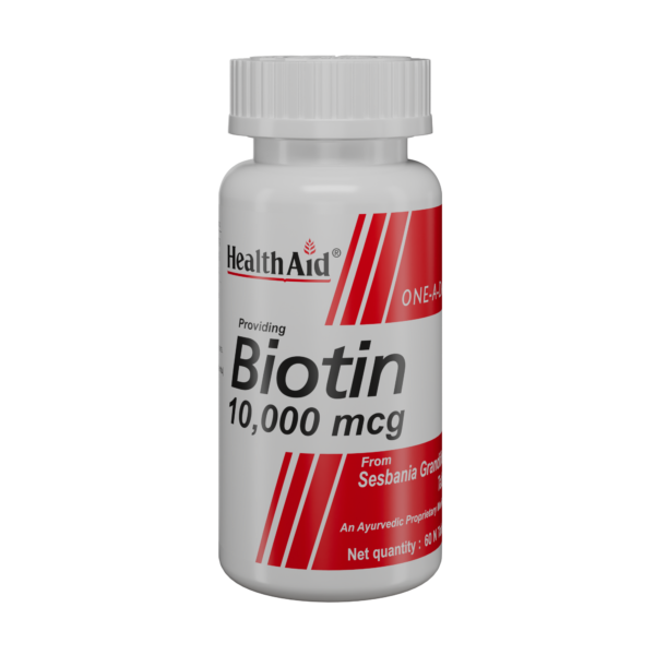 HealthAid Biotin 10000mcg - 60 Tablets - Image 5