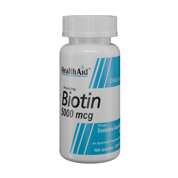 HealthAid Biotin 5000mcg - 60 Tablets - Image 5