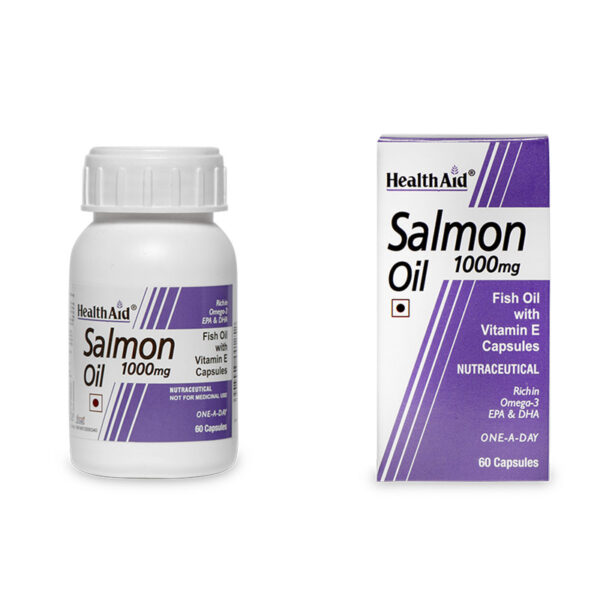 HealthAid Salmon Oil 1000mg -60 Capsules