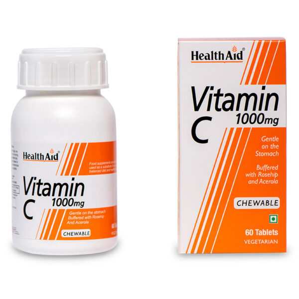 Vitamin C 1000mg (Chewable Tablets) - HealthAid