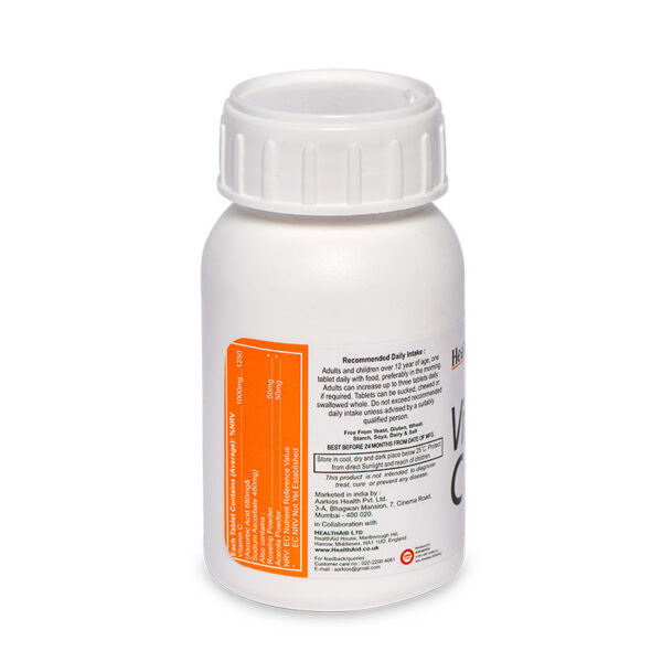 Vitamin C 1000mg (Chewable Tablets) - HealthAid - Image 4