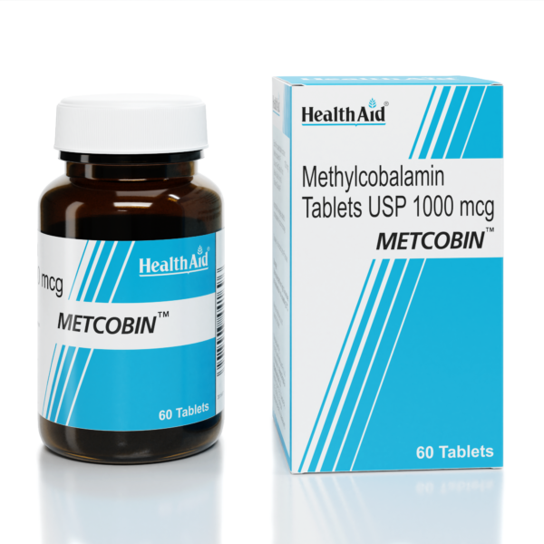 Metcobin ??? (Methylcobalamin 1000mcg) - 60 Tablets - HealthAid