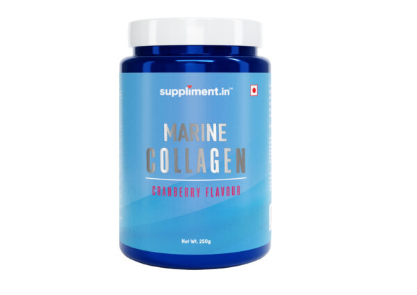 Suppliment.in™ Collagen (Cranberry Flavour) - 250gram