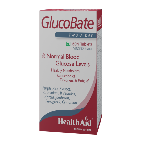 HealthAid GlucoBate - 60 Tablets