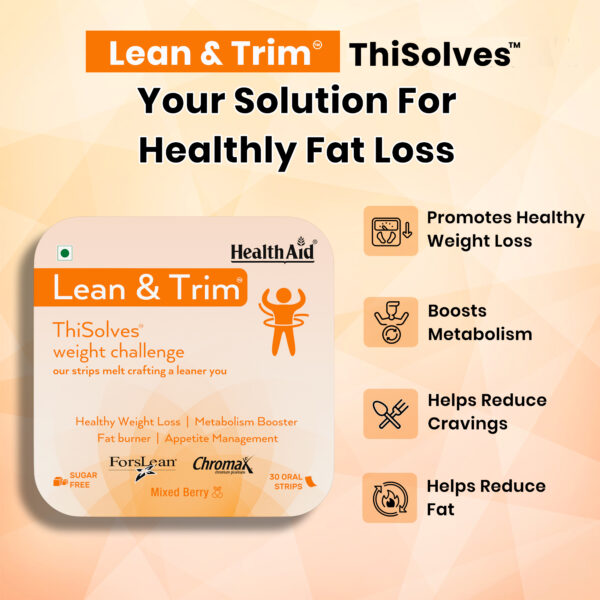 HealthAid® Lean & Trim™ ThiSolves™ 30 Oral Strips - Image 3