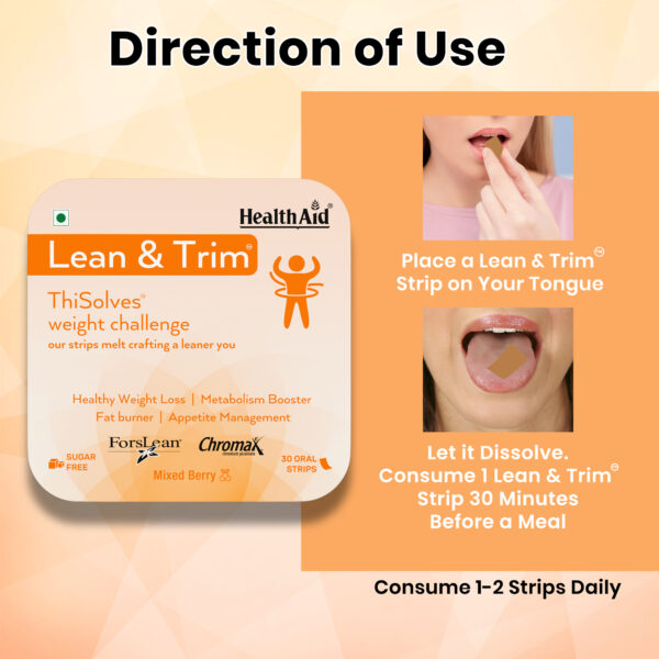 HealthAid® Lean & Trim™ ThiSolves™ 30 Oral Strips - Image 6