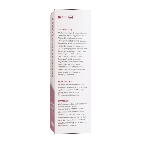 HealthAid Magnesium Sleep Body Lotion 100ml - Image 5